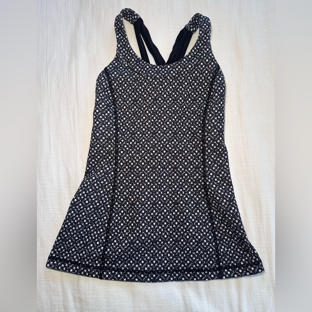 Lululemon Enhearten Tank Millie Mesh Black and White - Picture 1 of 5